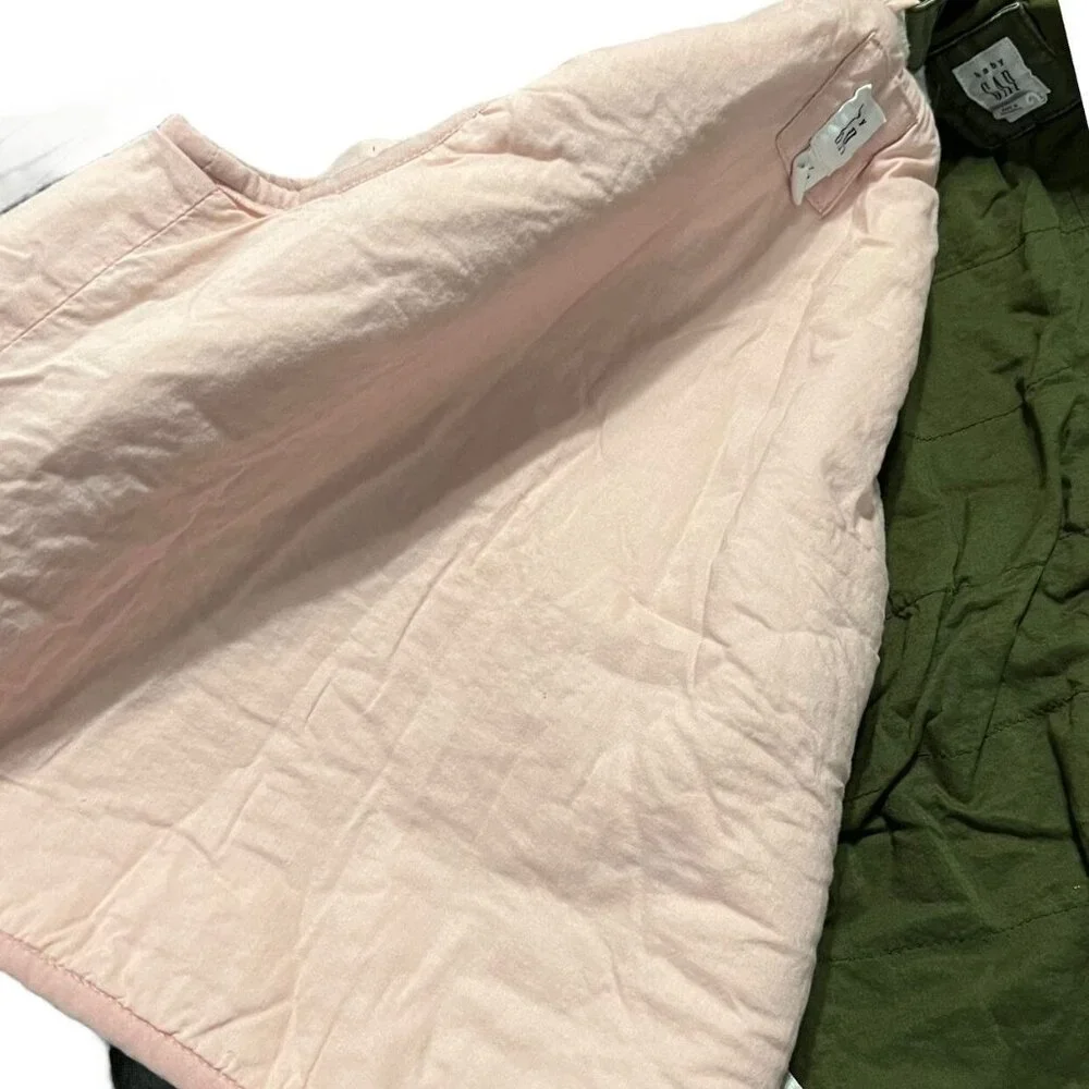 Baby Gap 2Y Olive Green 3-in-One Jacket